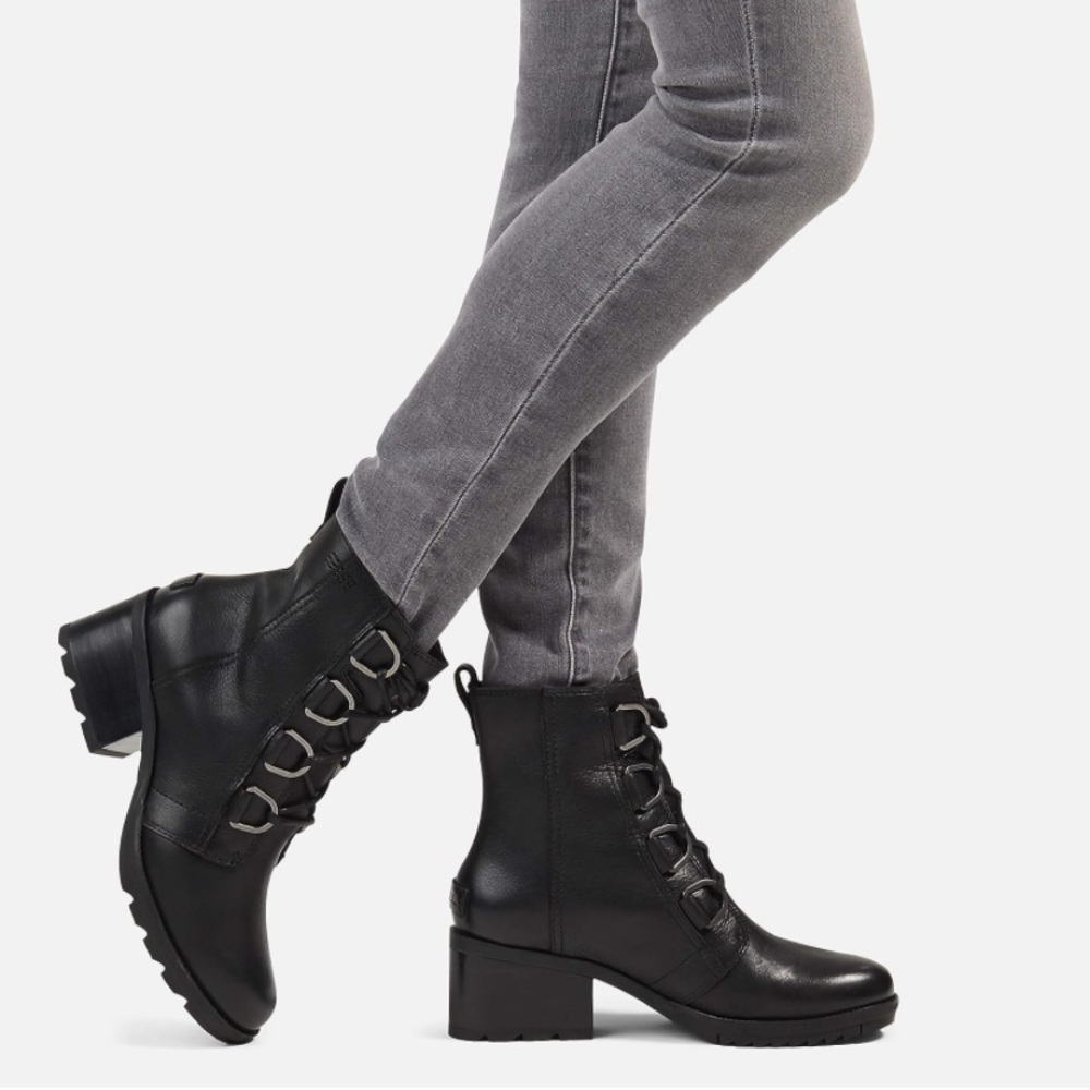 SOREL Cate Waterproof Lace-up Boot